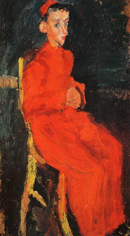 Chaim Soutine Seated Choirboy oil painting picture